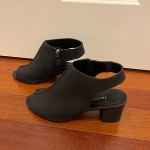 Franco Sarto Black Mule / Heel
